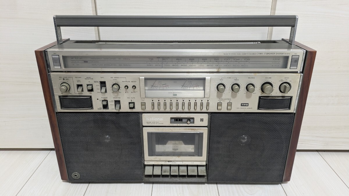 National RX-5700 ラジカセ 昭和レトロ ⚠️注意⚠️ National Rx-5700 Fm Am Radio Cassette Recorder japan junk Used | eBay