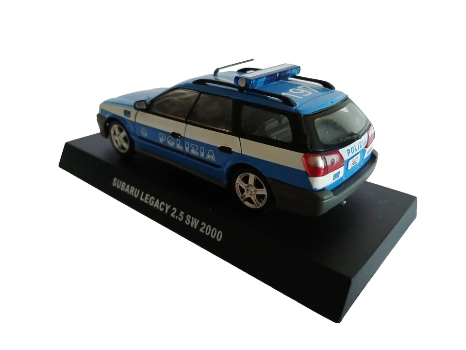 SUBARU LEGACY 2.5 SW - 2000 POLIZIA/POLICE SCALA 1/43 - Immagine 3 di 3