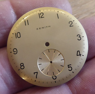 OROLOGIO DA POLSO UOMO ZENITH UTILE QUADRANTE MAI USATO VECCHIO MAGAZZINO