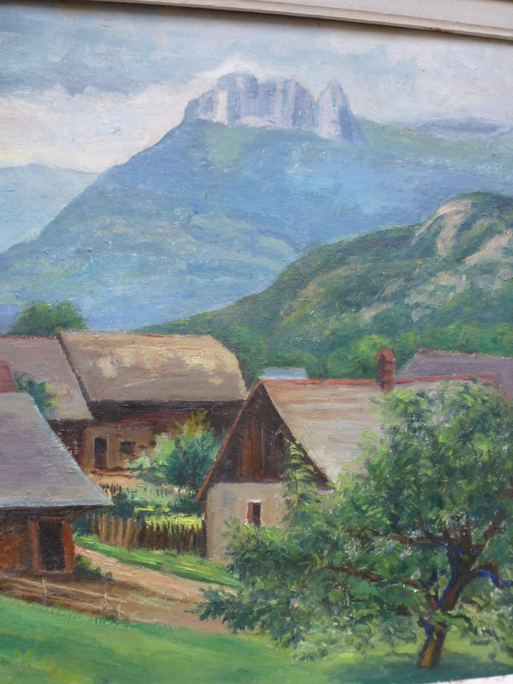 Grand tableau : Annecy  Thônes Talloires - Haute-Savoie Montagne Dents de LANFON - Photo 3/4