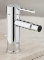Grohe Einhand-Bidetbatterie Essence 24178_1 Zugstangen-Ablaufgarnitur Chrom