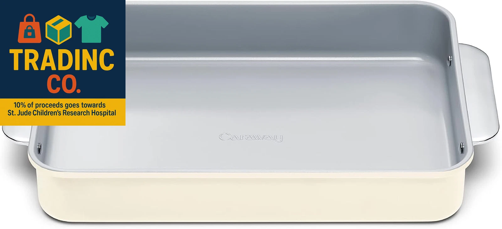 Non-Stick Ceramic 9”X13” Rectangle Pan - Naturally Slick Ceramic Coating - Non-T