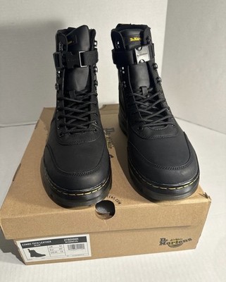 Dr. Martens Combs Tech Leather Boots - Black US 13 