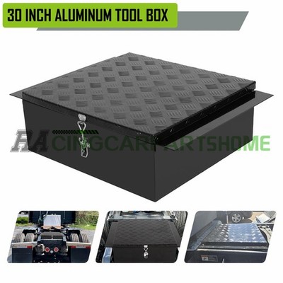30''X22''X9'' Heay Duty Semi Truck Frame Rails Tool Box Storage w/ Adjustable Latch