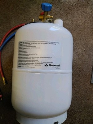 Mastercool 62010 30lb Recovery Tank Cylinder Without Float Switch From Snap-On