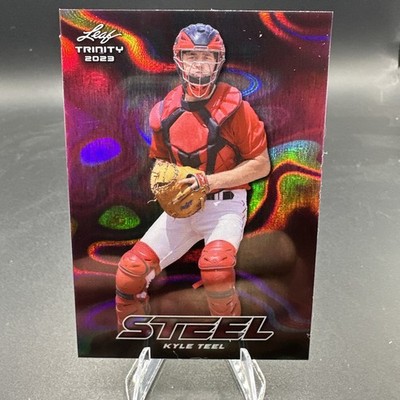 2023 Leaf Trinity Mega Box Steel Lava Pink Kyle Teel /25 Nationals S-43