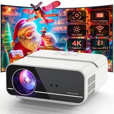 Dbpower C16 Full Hd 1080P Video Projector 4K Supported Wifi Bluetooth Home Th...