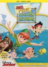 Jake & The Never Land Pirates: Peter Pan Returns [DVD] [*READ* Good, DISC-ONLY]