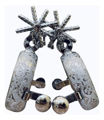 Éperons Mexicains Charro – Espuelas Charras – Équitation Charreria – Neuf