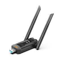 WiFi 7 USB 3.0 Wireless Network Card 6500Mbps Tri-Band Adapter for Windows 11