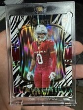 2025 Panini Select Will Johnson #122 Zebra Prizm Rookie Cardinals NFL