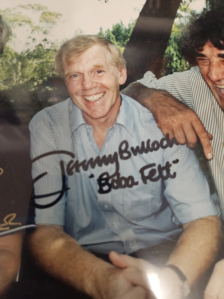 Star Wars signature picture original Darth Vader Boba Fett Chewbacca - Image 4 of 4