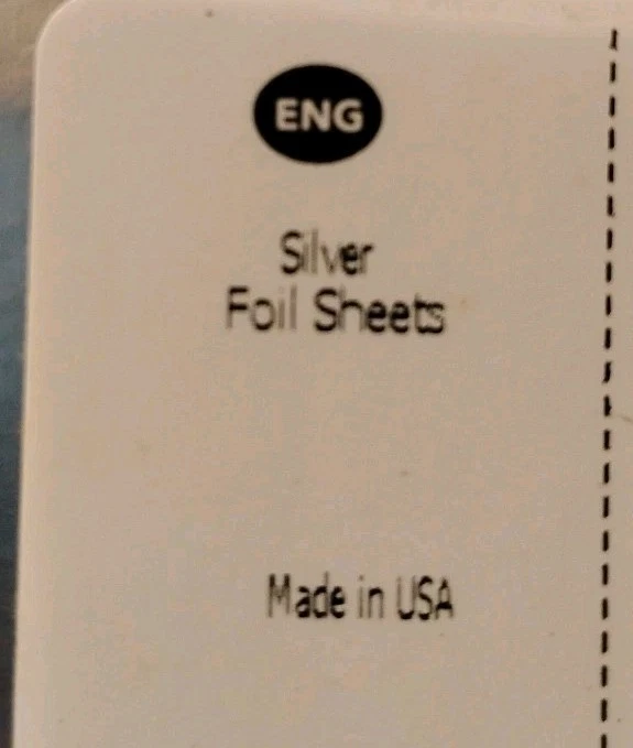 Stampin' Up 12" x 12" SILVER FOIL SHEETS 2 Sheets 132178 - Image 3 of 4