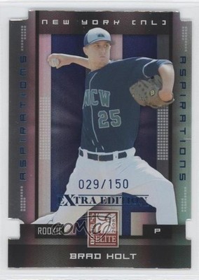 2008 Donruss Elite Extra Edition Rookie Aspirations Die-Cut 29/150 Brad Holt 0b0