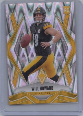 2025 Panini Phoenix #165 Will Howard Base Rookie Autographs Lava Prizm
