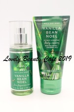 BATH  BODY WORKS / VANILLA BEAN NOEL / FRAGRANCE MIST  BODY CREAM TRAVEL SET