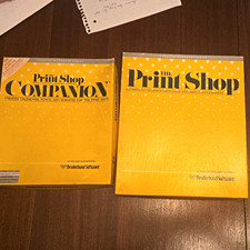 Broderbund The Print Shop Print Shop Companion Box Set 5.25" Floppy IBM PC