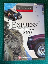 Vauxhall Frontera Accessories brochure 1992 - Interior, Styling, Touring, Towing