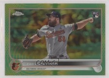 2022 Topps Chrome Sonic Green & Yellow Pulse Refractor 88/99 Zac Lowther 0q3