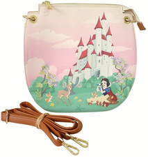 Bandolera Loungefly Mujer Disney Blancanieves Bolso Happily Ever After Castle Nuevo sin Etiquetas