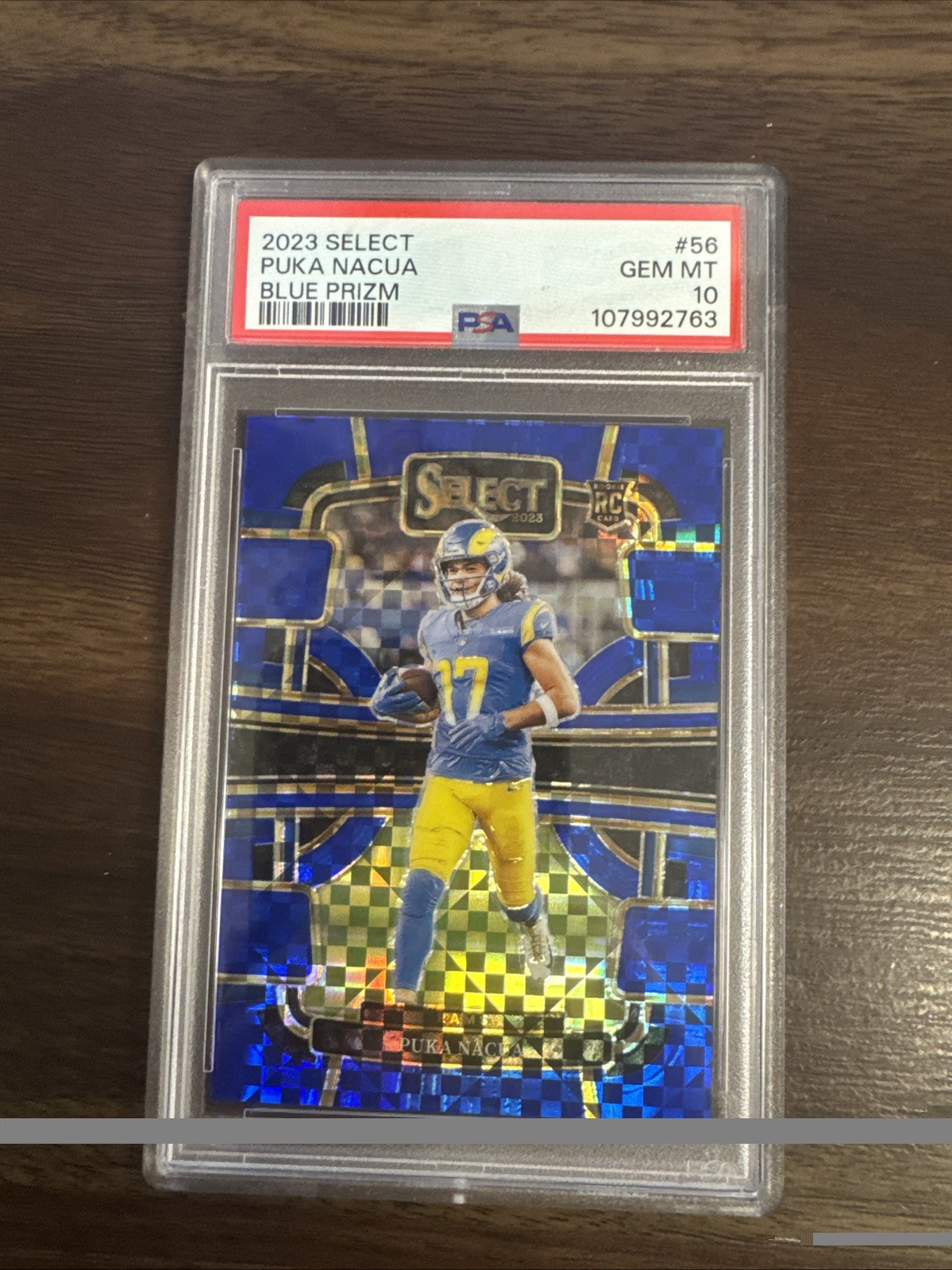 2023 Panini Select - Concourse Puka Nacua #56 Blue Prizm /199 (RC)