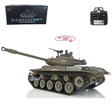 US Stock 2.4Ghz Henglong 1/16 7.0 Walker Bulldog RTR RC Tank Infrared BB Pellets