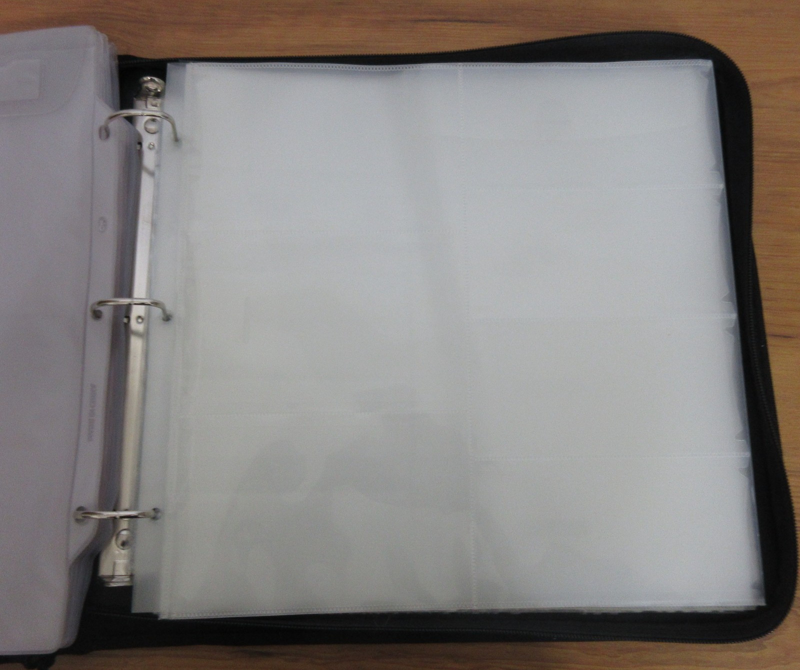 Crop In Style PSB Storage 3 Ring Zip Binder Black Purple Plus 23 Sleeves LOADED