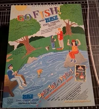 Zebco Fishing Power Ranger Bobber Print Ad 8X11 1990s