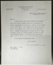 President Franklin Roosevelt 1922 Typed Letter Signed - To Governor Alfred Smith