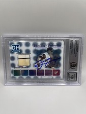 Frank Thomas Signed 2004 Topps Pristine Game Used Jersey Beckett 10 Auto L2