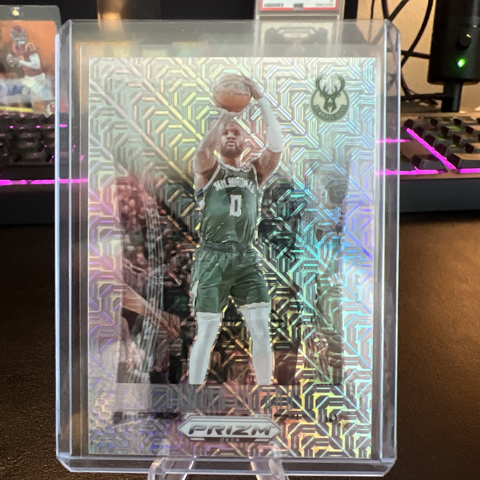 2023-24 Panini Prizm Deca Damian Lillard Mojo /25 Milwaukee Bucks