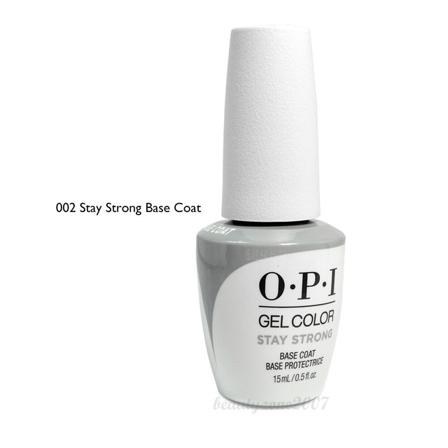 OPI Soak Off Gelcolor Polish GC002 Stay Strong Gel Base Coat 0.5oz eBay