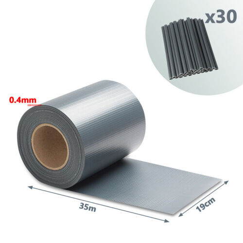 PVC Sichtschutz 35m 50m 70m Doppelstabmatten Streifen Zaunblende Zaunfolie Rolle - Bild 2 von 13