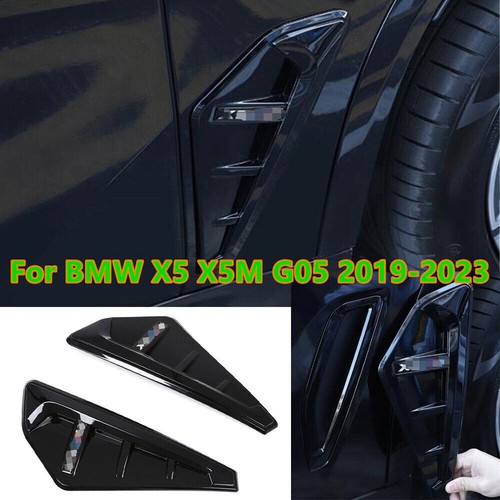 Side Fender Air Vents Outlet Cover ABS Glossy Black For BMW X5 X5M G05 20192023 eBay