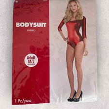 Womens Suit Yourself Red Bodysuit  Size M/L  NWTs