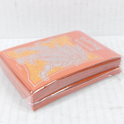 solgaleo card sleeves Pokemon Trading Card Game Solgaleo Orange Deck Sleeves & Dice Sun & Moon NEW 201
