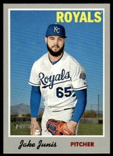 2019 Topps Heritage #16 Jake Junis Kansas City Royals Baseball