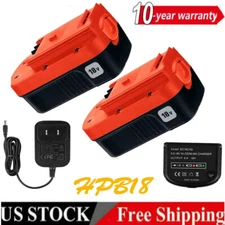 HPB18 18V HPB18-OPE 244760-00 18VOLT replacement BATTERY FOR BLACK AND DECKER