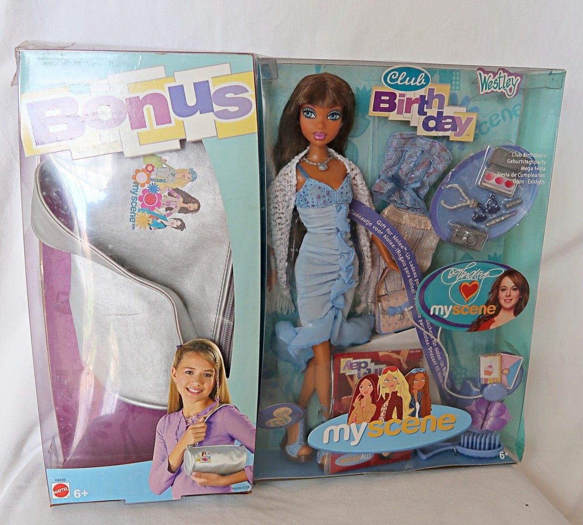 RARE Mattel Barbie My Scene Club Birthday Madison/Westley + BONUS