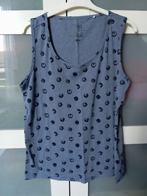 Gina Top, Blau-Grau, Gr.L,  Top!
