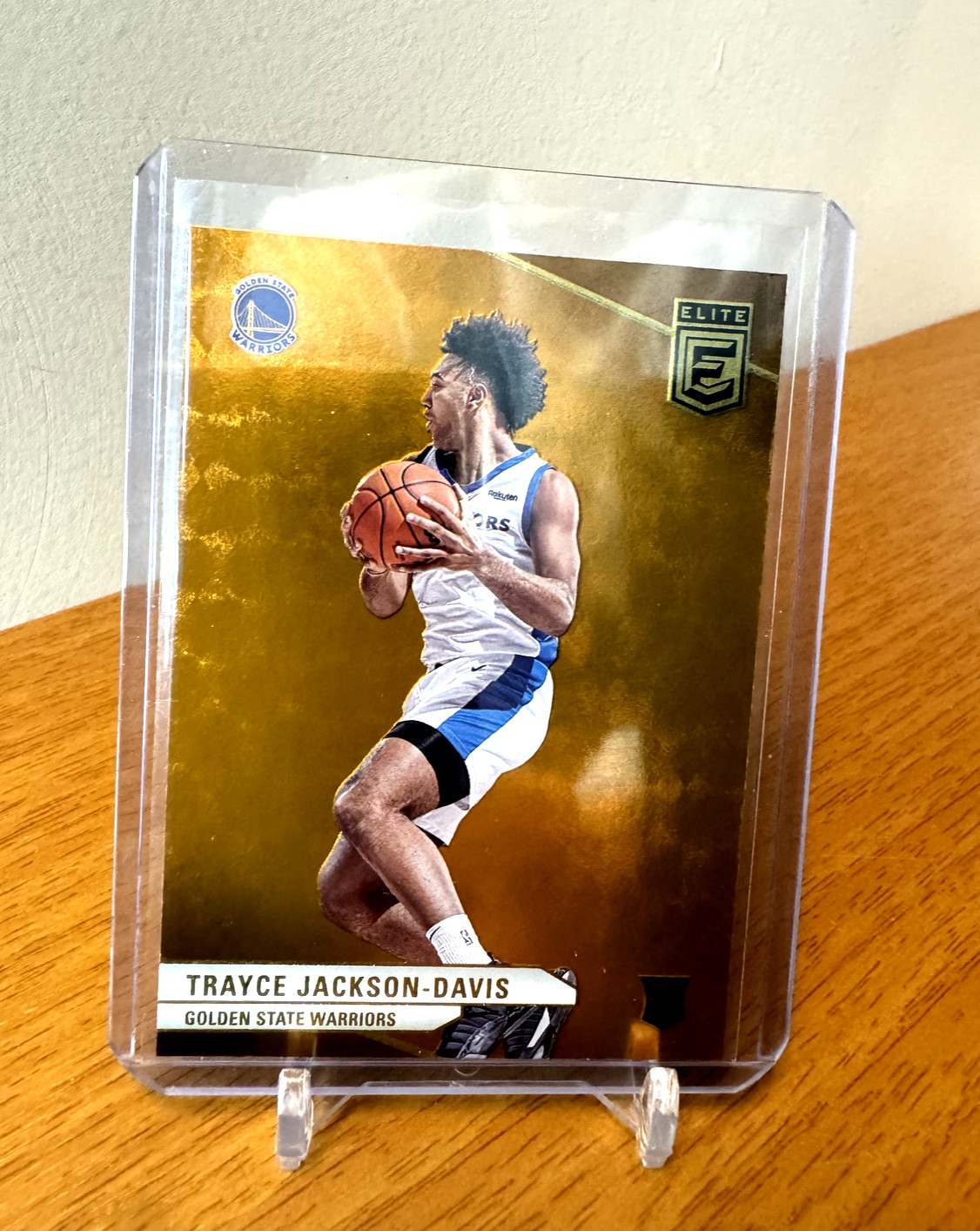 2023-24 Panini Elite Trayce Jackson-Davis RC Orange #247 Golden State Warriors