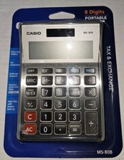 Casio MS-80B Standard Function Desktop Calculator MS-80B BRAND NEW Sealed  