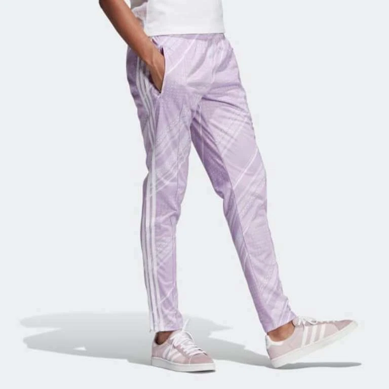 Adidas track store pants purple