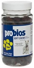 PROBIOS Soft Chews Dog Treats Small Dogs 120 Count Digestive System