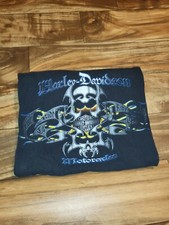 Vintage Harley Davidson Motorcycles Honolulu Hawaii Black T Shirt Size M/L