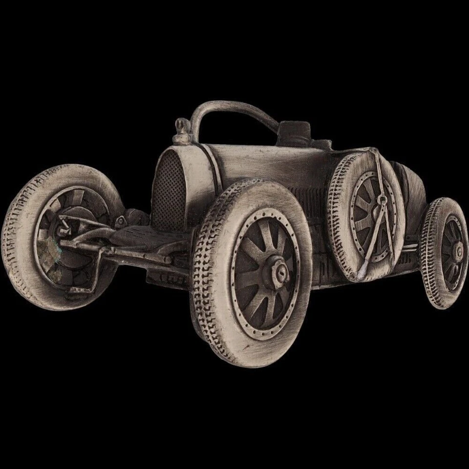 Bugatti Tipo 35 1924 Gran Premio Prototipo Roadster Coche de Carreras Nuevo de Colección Hebilla de Cinturón Foto 3 de 4