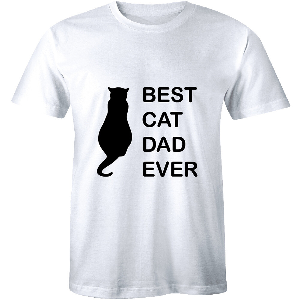 Mens Shirts World's Best Cat Dad Shirt Vintage Best Cat Dad