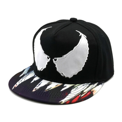 Cosplay Spiderman Venom Carnage Embroidery Baseball Cap Superhero Sun Hat Gifts