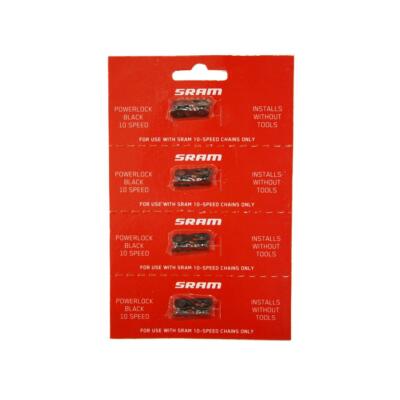 Sram Powerlock 10-fach Kettenverbinder (4 Stück) - Schwarz 