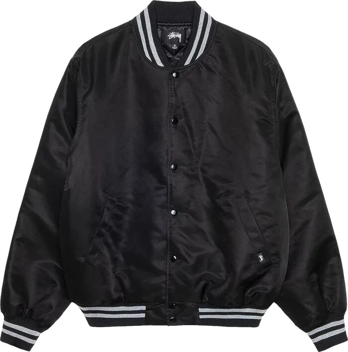 Stussy Sequins Satin Black Dice Jacket Size Small 115718 | eBay Stussy Sequins Satin Black Dice Jacket Size Small 115718 | eBay